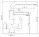 Смеситель для кухни ZORG Inox  SZR-1068P-D