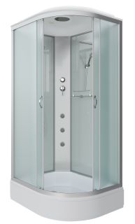 Душевая кабина Niagara NG-33194-14LG с гидромассажем 110x90см серебро/матовое Душевая кабина Niagara NG-33194-14LG с гидромассажем 110x90см серебро/матовое