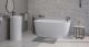 Ванна из искусственного камня Whitecross Pearl A 0214.155080.200 150x80см белый матовый