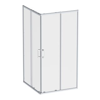 Душевой уголок Am.Pm Above W9XG-403-100100-MT 100x100 см профиль хром стекло прозрачное