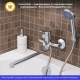 Смеситель для ванны с душем РМС SL132-006E хром