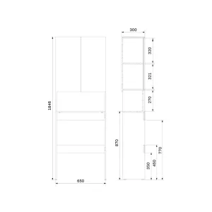 Шкаф AM.PM X-Joy M85CSX06521WG1 белый 65 см