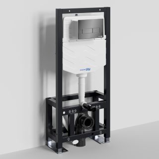 Система инсталляции для унитазов WasserKRAFT Dill 61TLT.010.ME.PB03 с кнопкой смыва