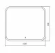 Зеркало с подсветкой Aquanika Basic AQB80100RU40 100 см белый