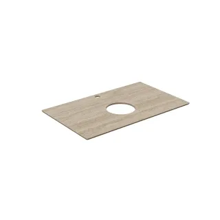 Столешница для накладных раковин Kerama Marazzi Про Травертин KM6012G0751RP80Tc2 80 см бежевый матовый