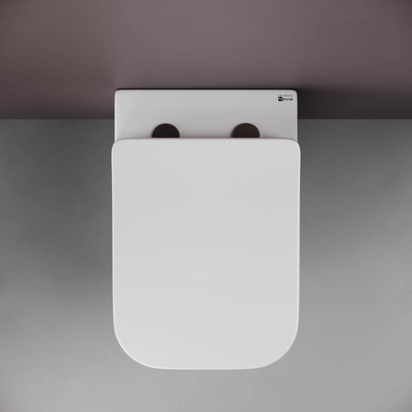Подвесной унитаз Ceramica Nova Cubic CN1806 безободковый белый Подвесной унитаз Ceramica Nova Cubic CN1806 безободковый белый
