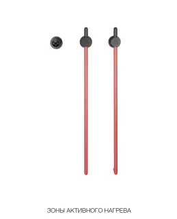 Полотенцесушитель электрический Wonzon & Woghand Leipzig WW-AL3621-BN 76x42 см брашированный никель