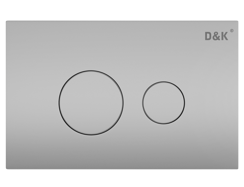 Клавиша смыва D&K Venice DB1029002 матовый хром