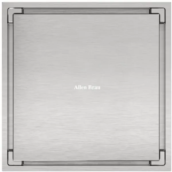 Душевой трап Allen Brau Priority 9.50023.BN  10 см никель браш