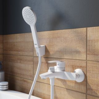 Смеситель для ванны IDDIS Ray белый матовый RAYWT02i02 Смеситель для ванны IDDIS Ray белый матовый RAYWT02i02