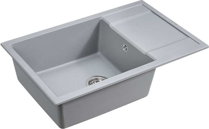 Мойка кухонная Paulmark Flugen PM317850-GRM серый металлик