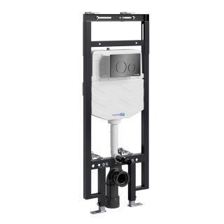 Система инсталляции для унитазов WasserKRAFT Dinkel 58TLT.010.ME.PB02 с кнопкой смыва