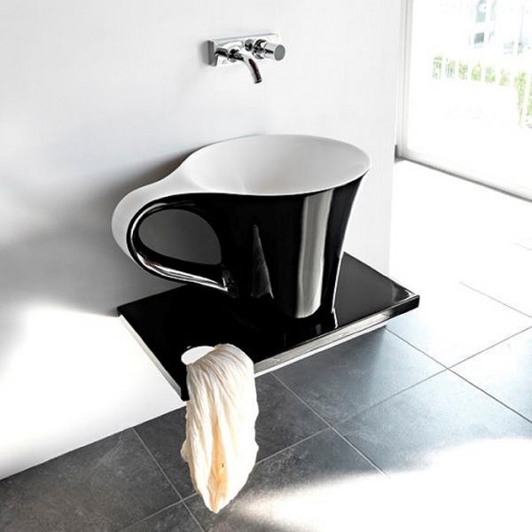 Раковина ArtCeram CUP OSL005 01 50 bi/nero 64.5 см