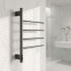 Полотенцесушитель электрический WasserKRAFT Rur 30TH103-4GR 50x60 см графит