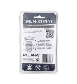 Донный клапан Melana MLN-335301 с переливом белый Донный клапан Melana MLN-335301 с переливом белый