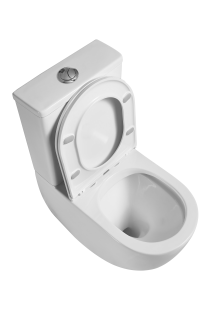 Унитаз-компакт D&K Matrix DT1397016 безободковый белый Унитаз-компакт D&K Matrix DT1397016 безободковый белый