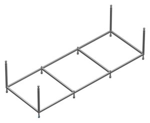 Каркас Roca Easy 170x75 ZRU9302900