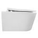 Унитаз подвесной Azario Velo AZ-1273WHD безободковый торнадо белый