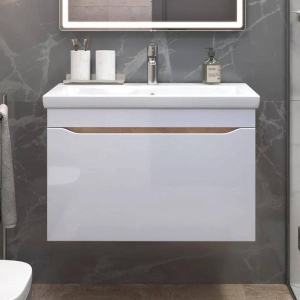 Тумба под раковину подвесная Vigo Grani 166 80 см дуб золотой