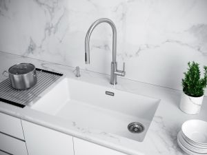 Мойка кухонная Paulmark Lumi LU74SK-WH белый