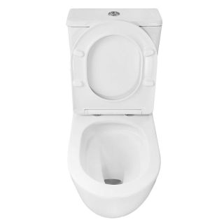 Унитаз-компакт Azario Levita AZ-2903T безободковый торнадо белый