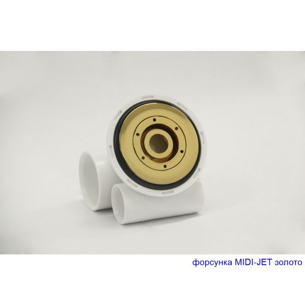 Гидромассажная ванна WHITECROSS Wave Slim 0111.180080.100.SMARTNANO.GL 180x80 см Smart Nano золото