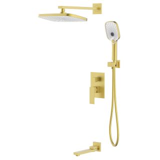 Душевой комплект Azario Reusa AZ-K7367MG золото матовое
