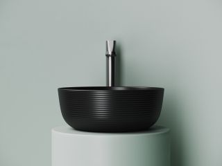 Раковина Ceramicanova Элемент (Element) CN6073MB 36 см чёрный матовый