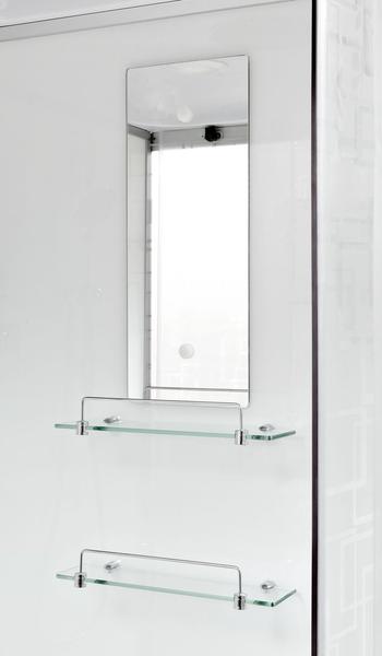 Душевая кабина Deto ЕМ4511 R N LED с гм. 110х80х208 см