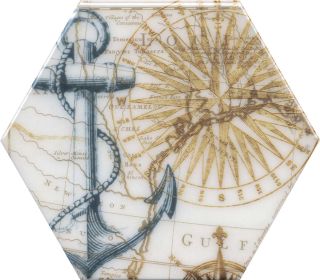 Плитка Kerama Marazzi 24020 Керамическая плитка 20x23,1x0,69 Эль Салер белый глянцевый