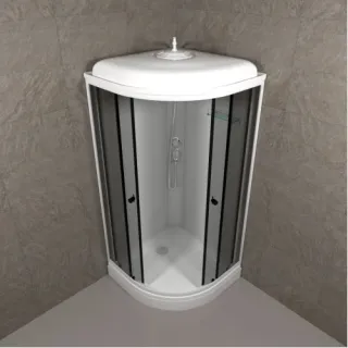 Душевая кабина Triton Грэй Щ0000066361 88x88 см профиль чёрный стекло тонированное Душевая кабина Triton Грэй Щ0000066361 88x88 см профиль чёрный стекло тонированное