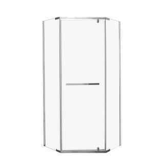 Душевой уголок Ceruttispa CHIKA ZP101T 100x100 см профиль хром стекло прозрачное
