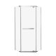 Душевой уголок Ceruttispa CHIKA ZP101T 100x100 см профиль хром стекло прозрачное