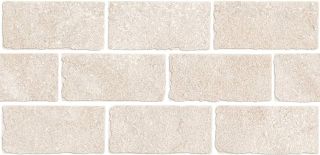 Керамогранит Kerama Marazzi BR021T Бордюр Роверелла серый темный мозаичный  34,5x14,7x0,9