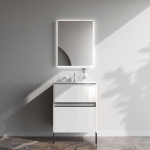 Тумба под раковину Am.Pm Sense M7BFUX0602WG подвесная белый глянец 60  см