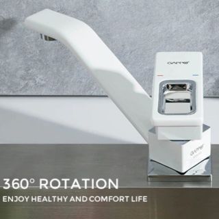 Смеситель для кухни Gappo G4517-8 белый Смеситель для кухни Gappo G4517-8 белый
