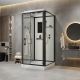 Душевая кабина Niagara Standart ST100/15Q/BL 100x100 см профиль чёрный стекло прозрачное