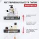 Полка для ванной комнаты Raglo R340.02.06 чёрный