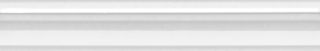 Бордюр Kerama Marazzi BLC017R Багет Марсо белый матовый обрезной 30x5x1,9
