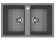 Кухонная мойка Ulgran Classic U-608-309 тёмно-серый Кухонная мойка Ulgran Classic U-608-309 тёмно-серый