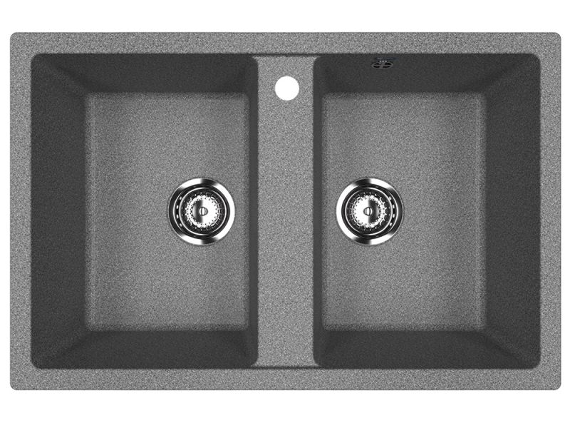 Кухонная мойка Ulgran Classic U-608-309 тёмно-серый Кухонная мойка Ulgran Classic U-608-309 тёмно-серый