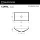 Раковина WHITECROSS Coral 0739.060034.2XXXX 60 см RAL мат