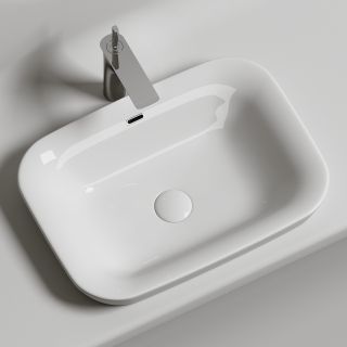 Встраиваемая раковина Ceramica Nova Element CN6041 58см белый Встраиваемая раковина Ceramica Nova Element CN6041 58см белый