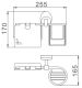 Держатель для туалетной бумаги Haiba HB1603-1 хром