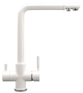 Смеситель для кухни Ulgran Quartz UQ-016-01 с дополнительным краном для питьевой воды жасмин Смеситель для кухни Ulgran Quartz UQ-016-01 с дополнительным краном для питьевой воды жасмин