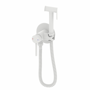 Гигиенический душ со смесителем Wonzon & Woghand Stick WW-88829902-MW белый матовый