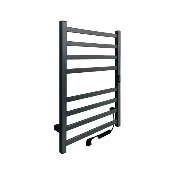 Полотенцесушитель электрический Indigo Oktava Slim 3 LСLOKS3E80-50GNSRt 80x50 см оружейная сталь