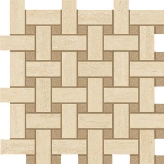 Керамогранит Италон 600110000059 Travertino Navona Mosaico Lounge 30,5x30,5