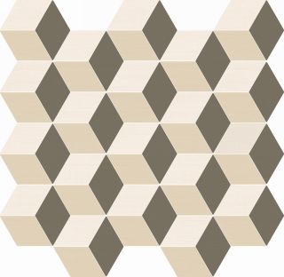 Керамогранит Италон 600110000785 Element Silk Mosaico Cube Warm 30.5x33