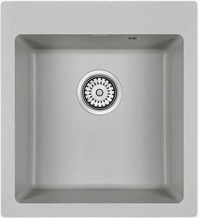 Мойка кухонная Paulmark Kante PM104651-GR серый Мойка кухонная Paulmark Kante PM104651-GR серый